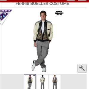 Ferris bueller 80's costume men's shoes too